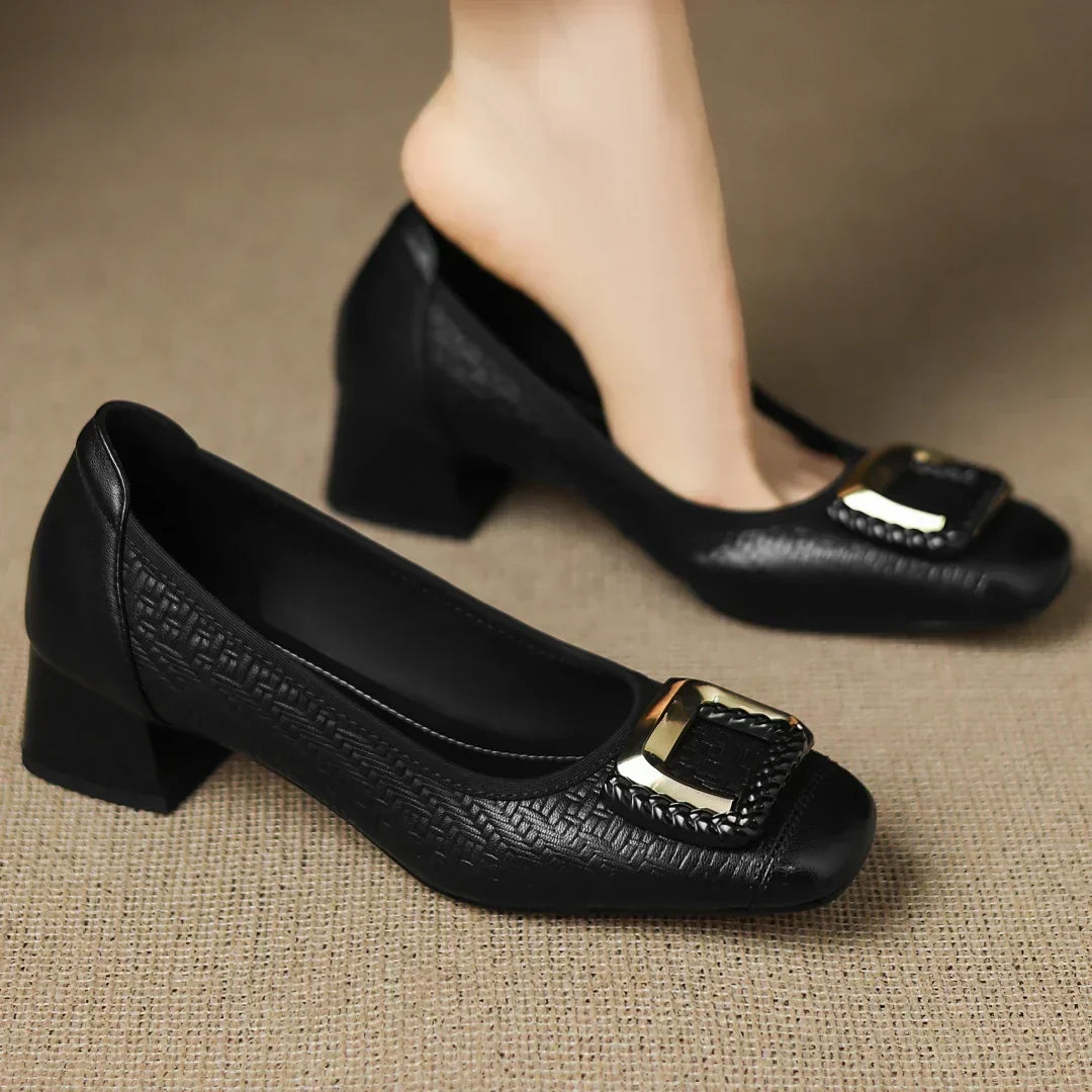 Mia | Classic Elegant Comfort Heels