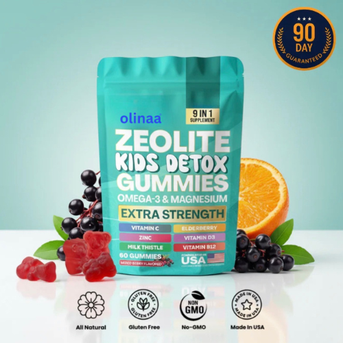 Olinaa® Kids Detox & Multivitamin Gummies (Heavy Metal Detox) VIP