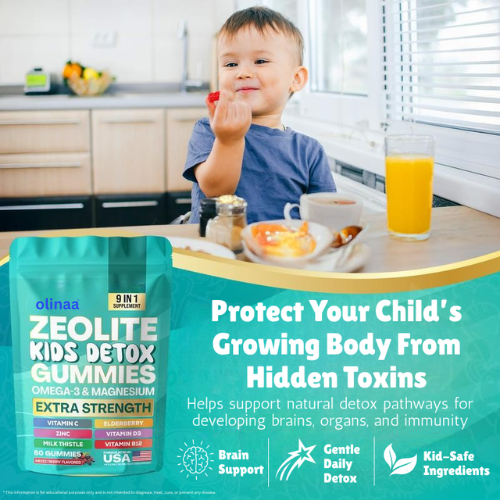 Olinaa® Kids Detox & Multivitamin Gummies (Heavy Metal Detox) VIP