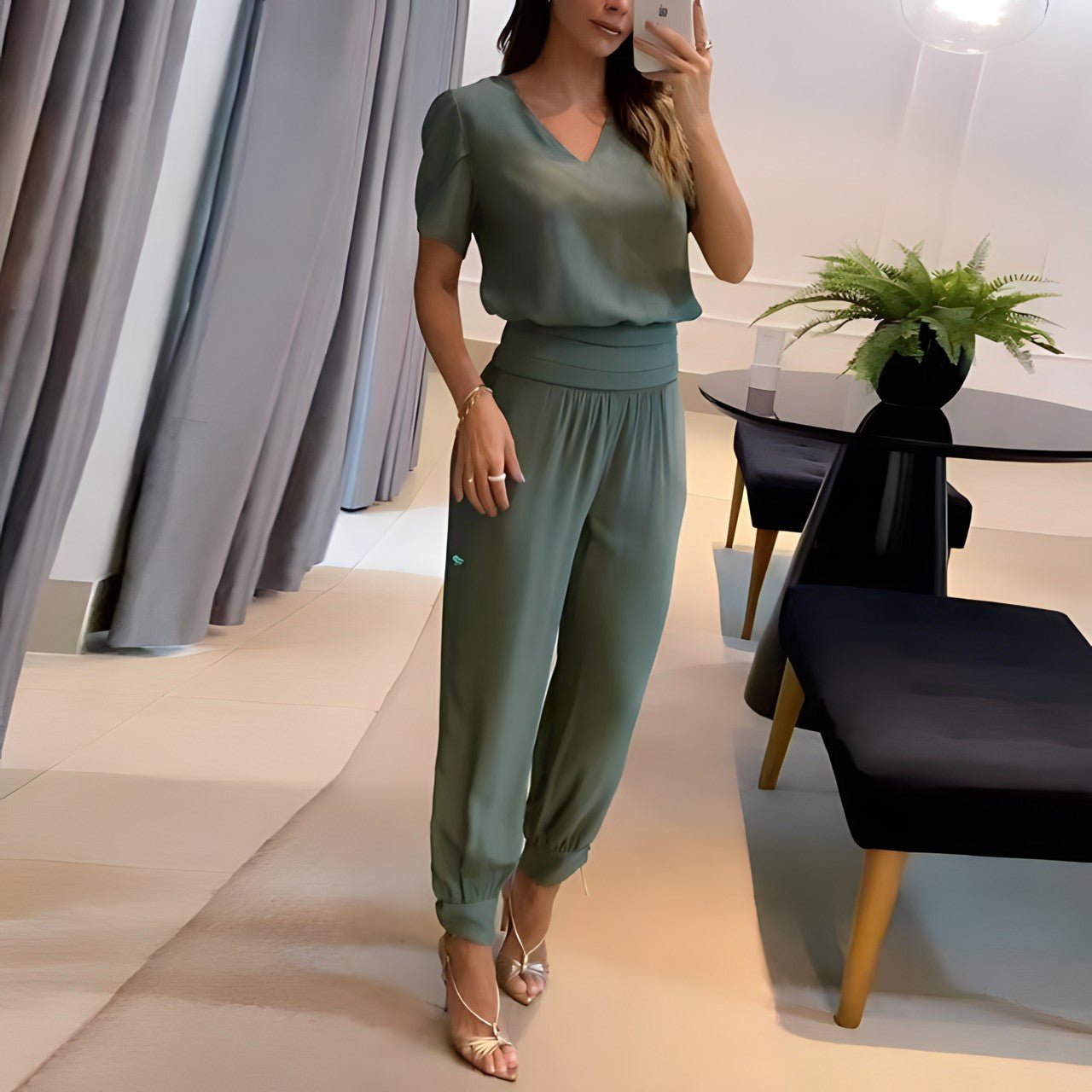 Alex | Elegant Geometric Two Piece Set for Women