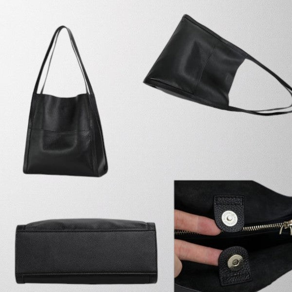 Ava | Chic Versatile Genuine Leather Shoulder Bag for Women