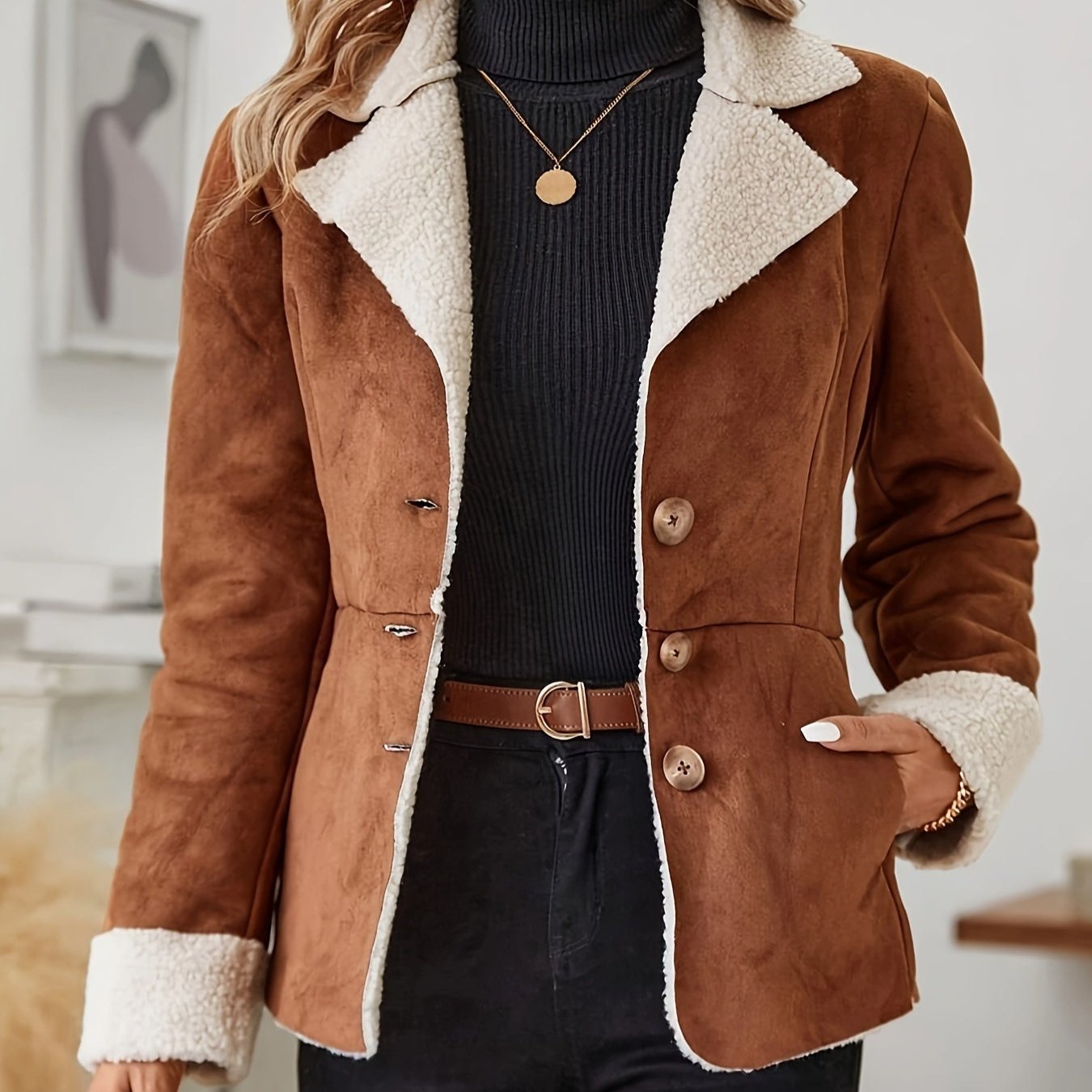 Ava | Elegant Cozy Faux Fur Women's Jacket for Winter