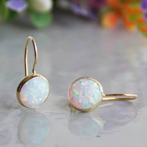 Ava | Elegant Vintage Gold Earrings for Women