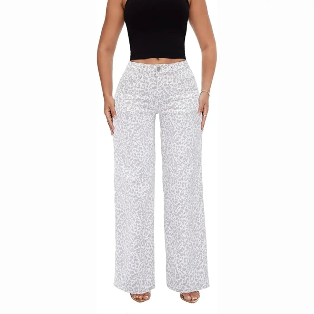 CurveLift™ Mid-Low Rise Stretch Wide-Leg Jeans