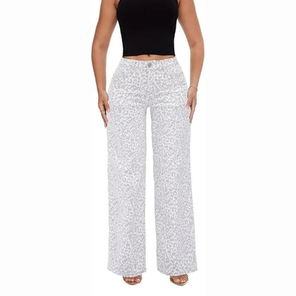 CurveLift™ Mid-Low Rise Stretch Wide-Leg Jeans