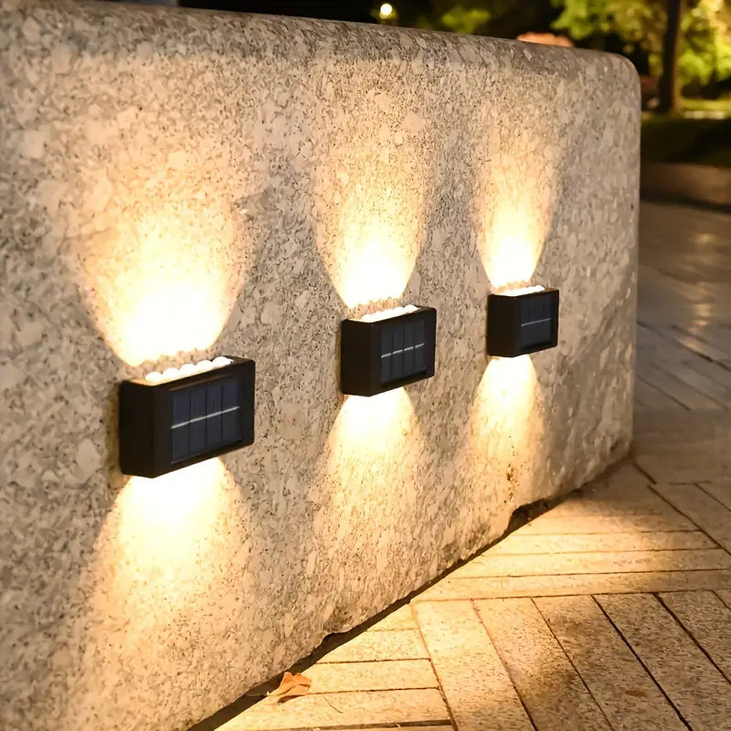 EcoGlow | Elegant Sustainable Solar Outdoor Wall Lamp