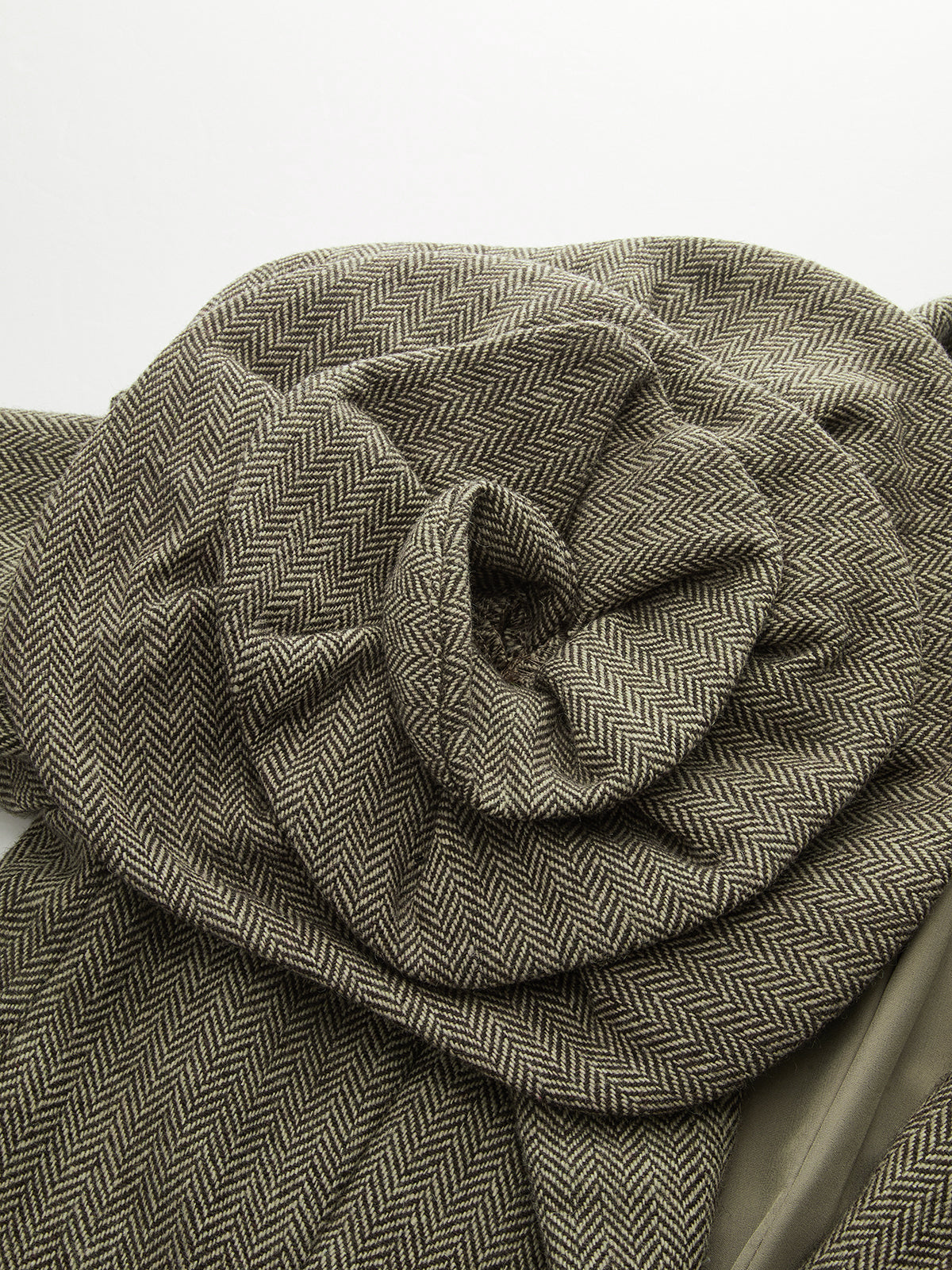 Elegant Tweed Blazer with 3D Flower Design | Stylish Long Sleeve Jacket for Chic Outfits