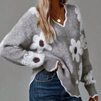 Ella | Cozy Floral Women's Sweater