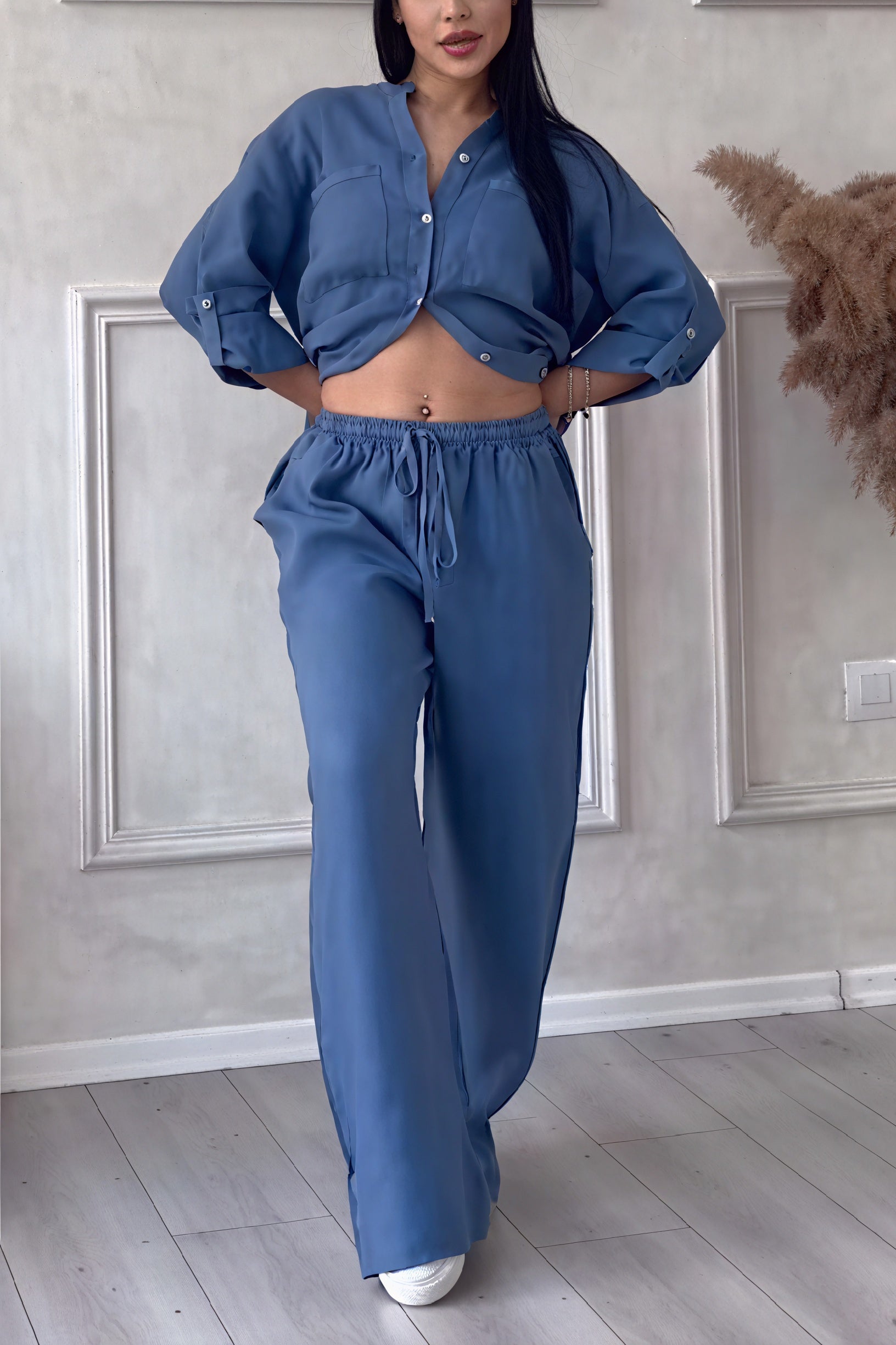 Ella | Relaxed Elegant Two-Piece Women's Outfit Set