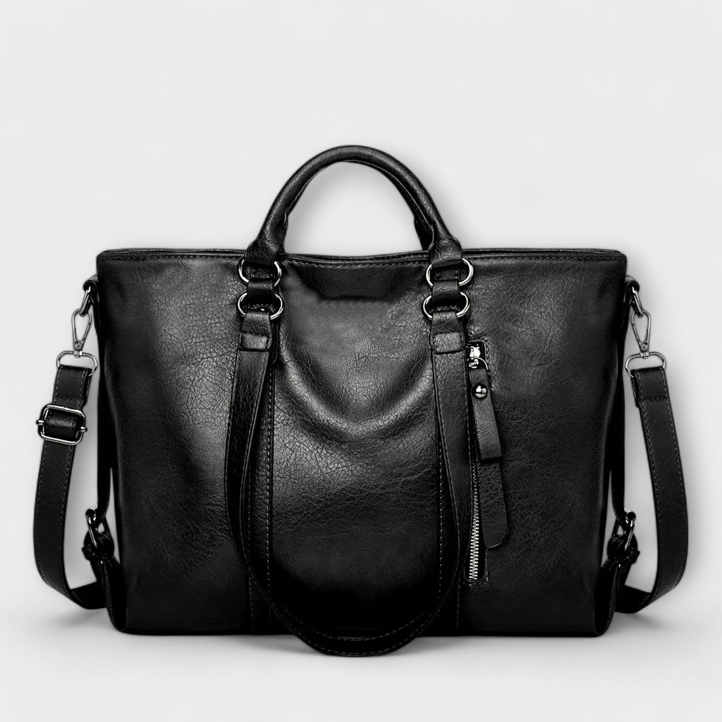 Ella | Spacious Elegant Leather Tote Bag