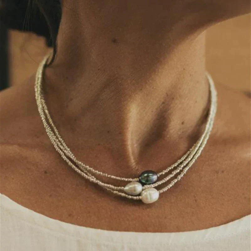Ella | Timeless Real Pearl Necklace for Women