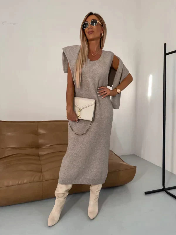 Emily | Cozy Elegant Knit Sweater Dress