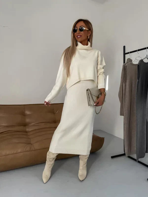 Emily | Cozy Elegant Knit Sweater Dress