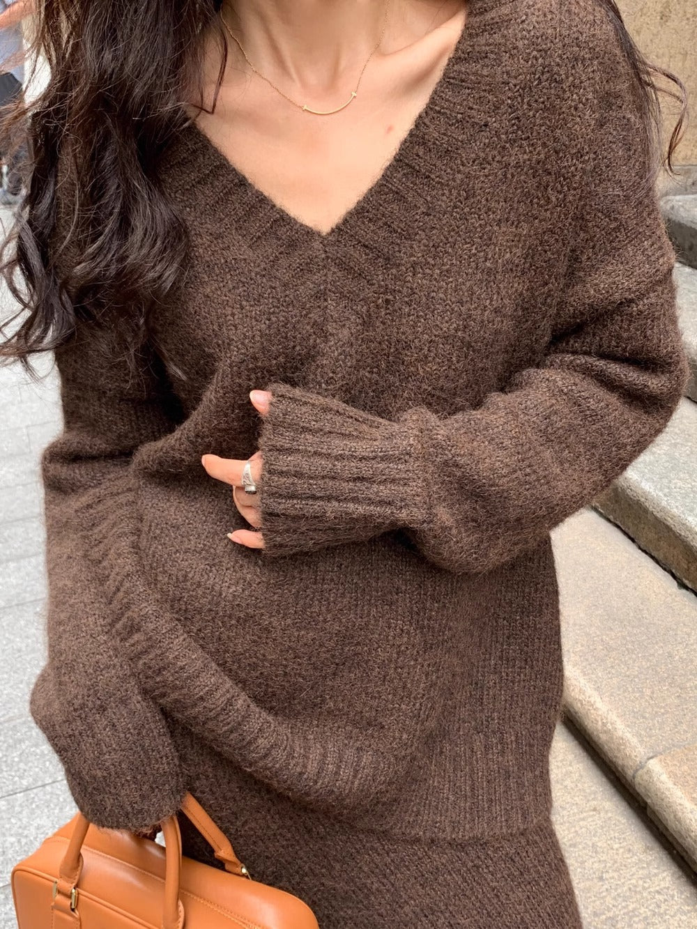 Emma | Cozy Elegant Knit Sweater and Maxi Skirt Set