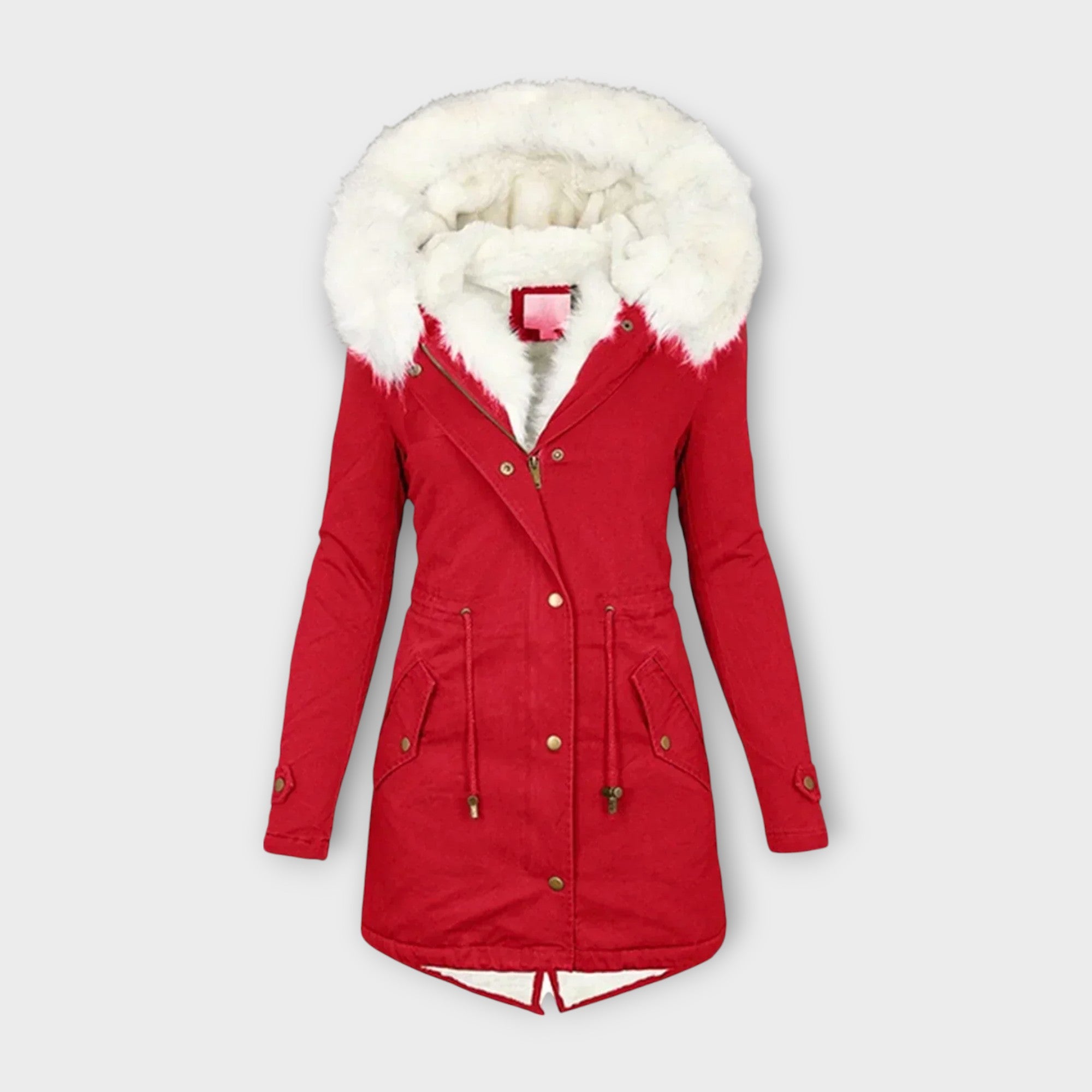 Emma | Elegant Faux Fur-Lined Waterproof Winter Jacket for Women