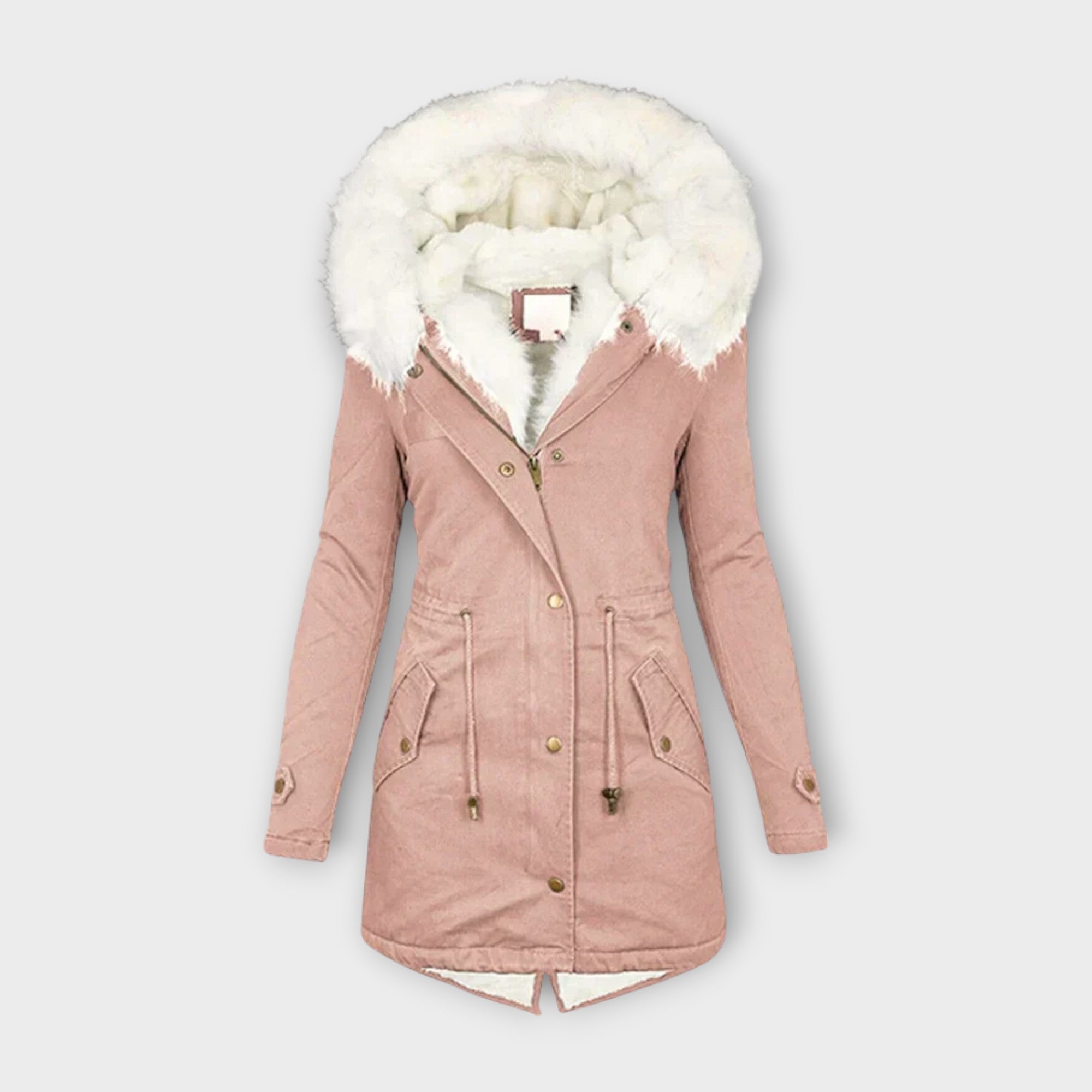 Emma | Elegant Faux Fur-Lined Waterproof Winter Jacket for Women