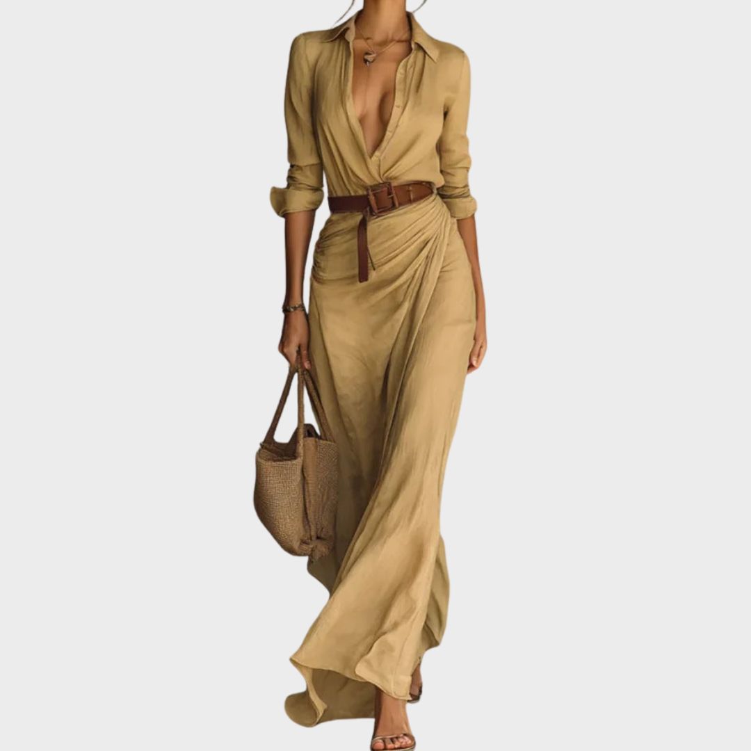 Emma | Flattering Wrap Maxi Dress for Women