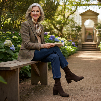Emma | Stylish Elegant Comfort Heel Boots