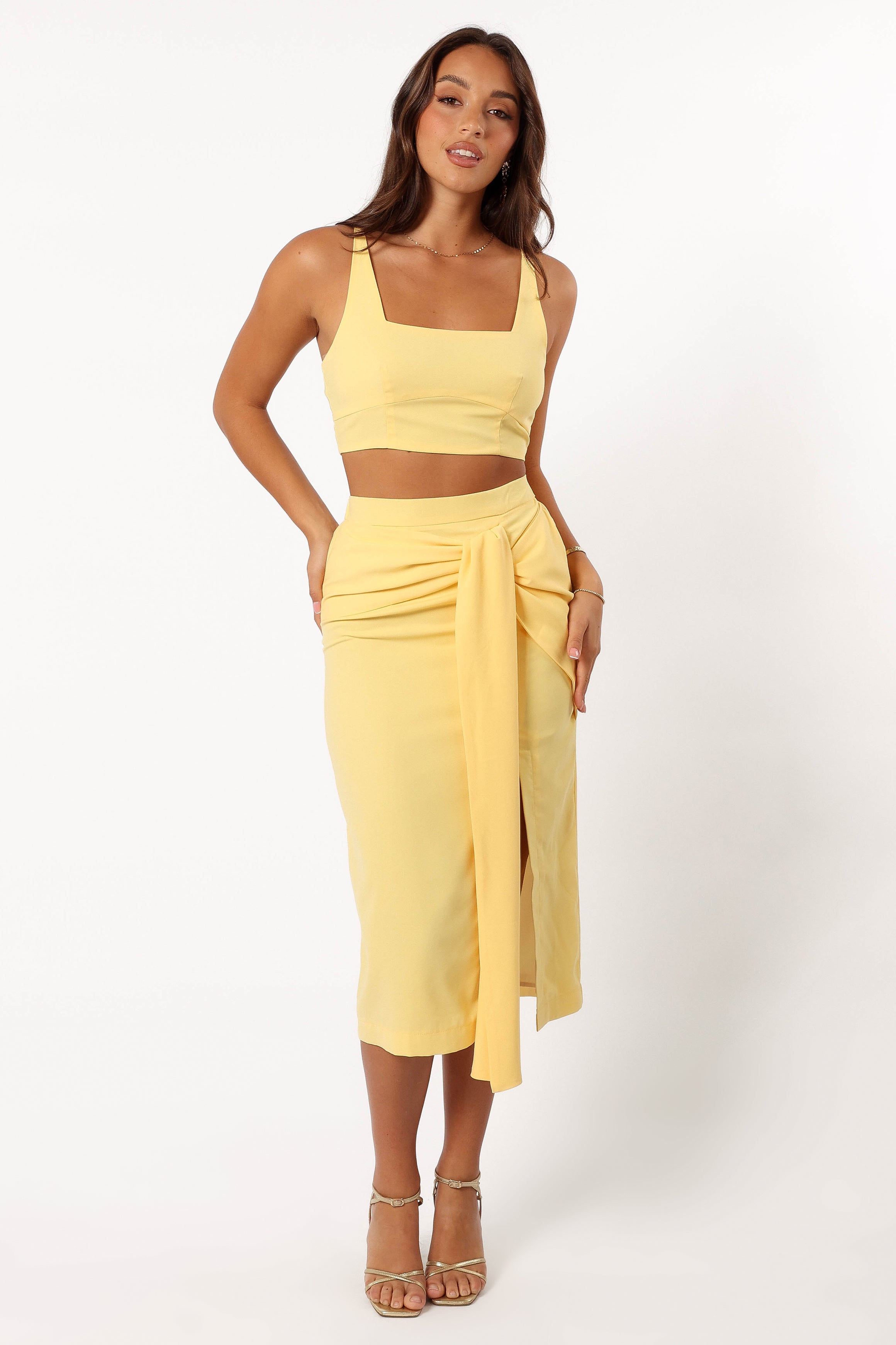 Emma | Stylish Two Piece Yellow Set for Women