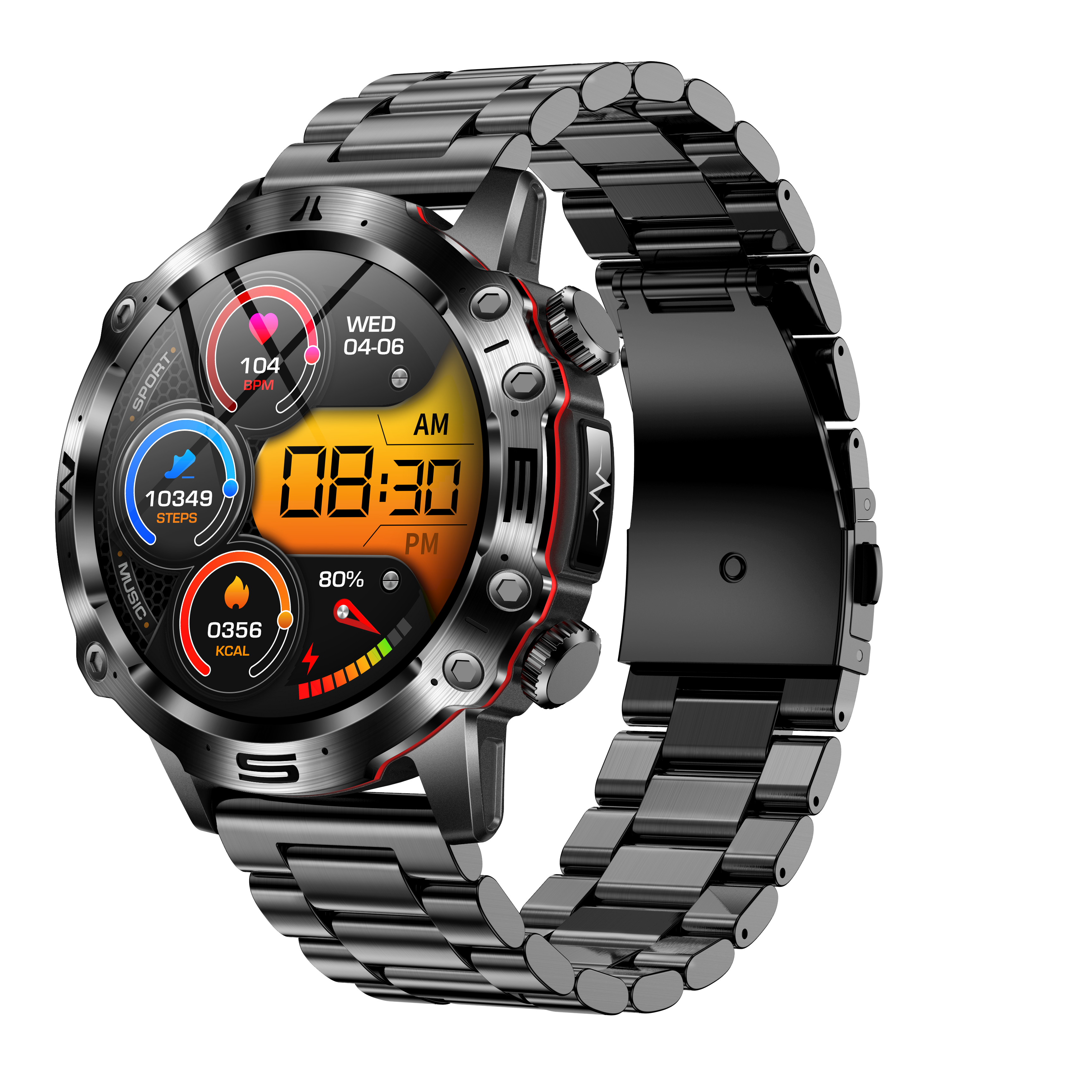 Ethan | Advanced Health Monitoring Smartwatch with ECG and Bluetooth Connectivity