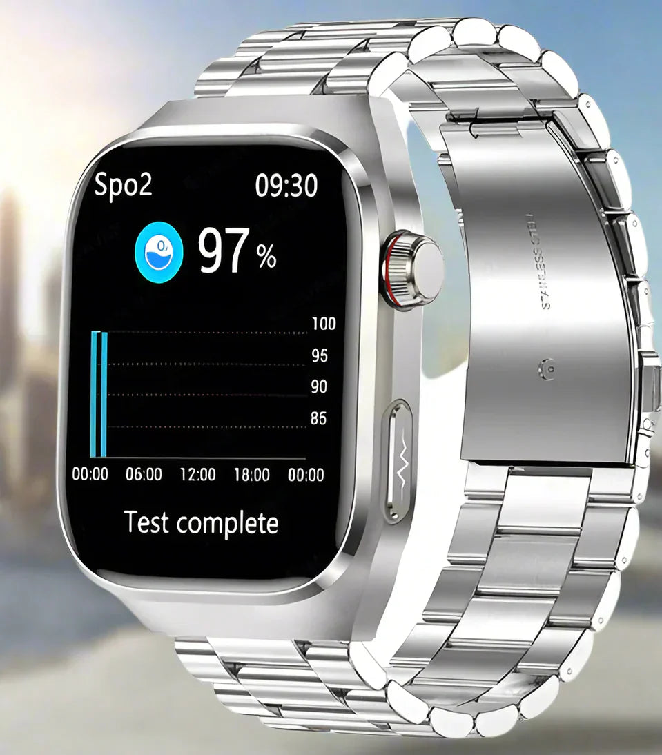 Ethan | Advanced Health Smartwatch with ECG and Blood Sugar Monitoring