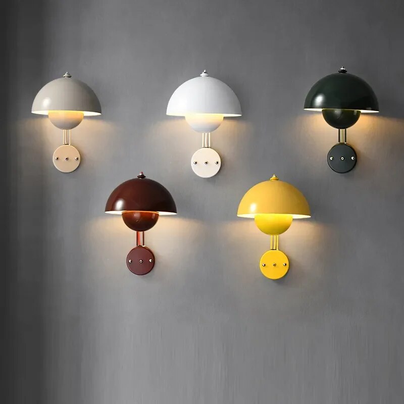 FungiGlow | Whimsical Modern Mushroom Wall Sconce Light Design
