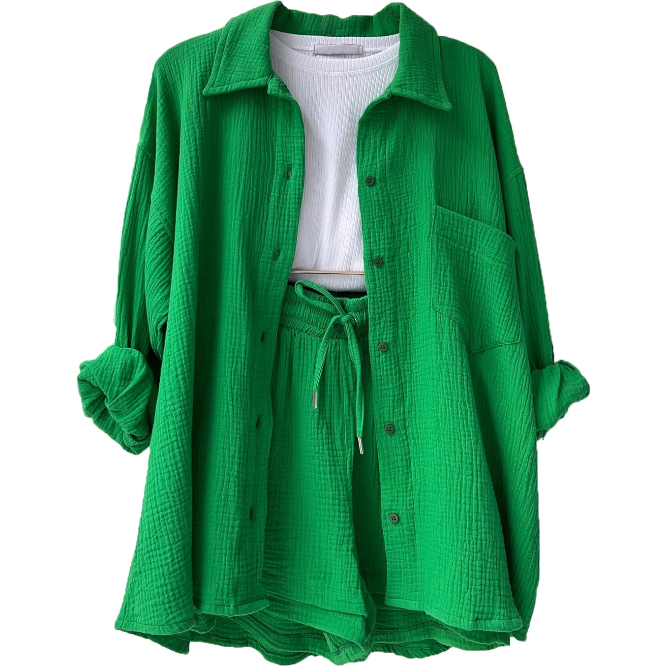 Mason | Lightweight Relaxed Shirt and Shorts Set