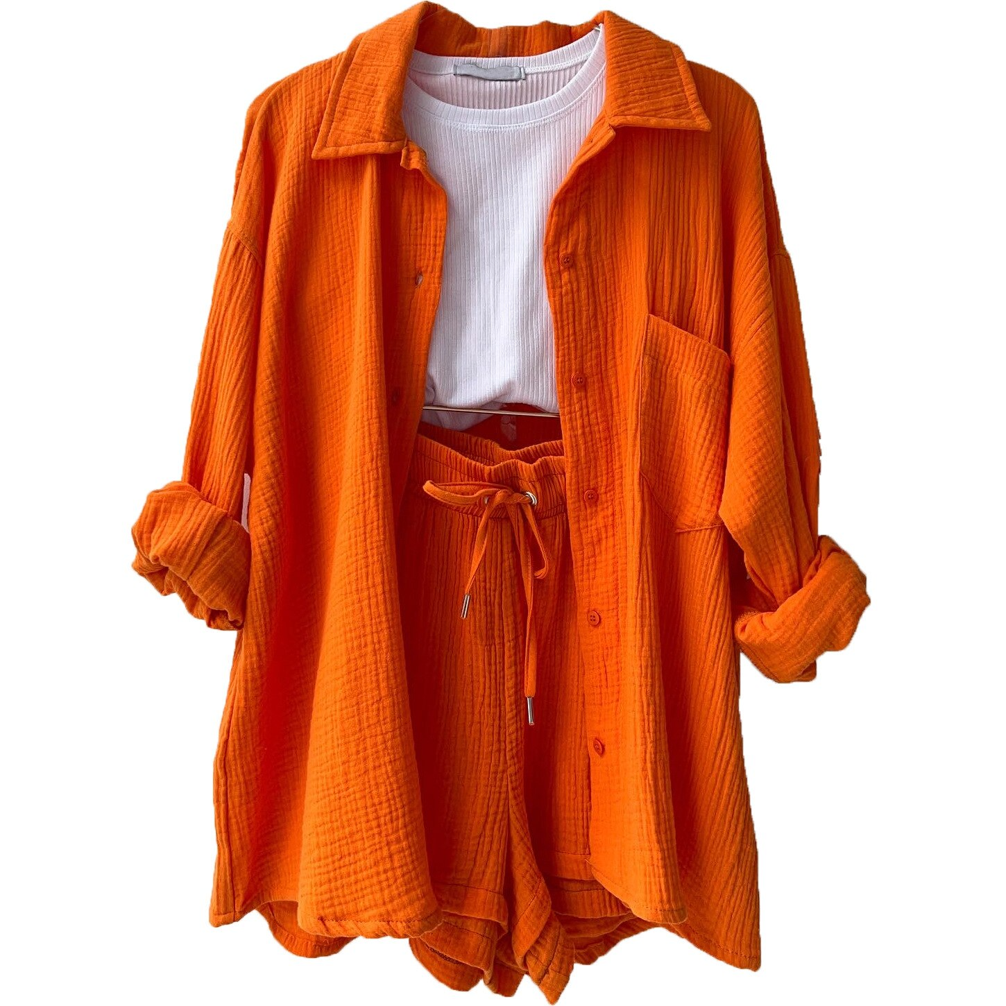 Mason | Lightweight Relaxed Shirt and Shorts Set