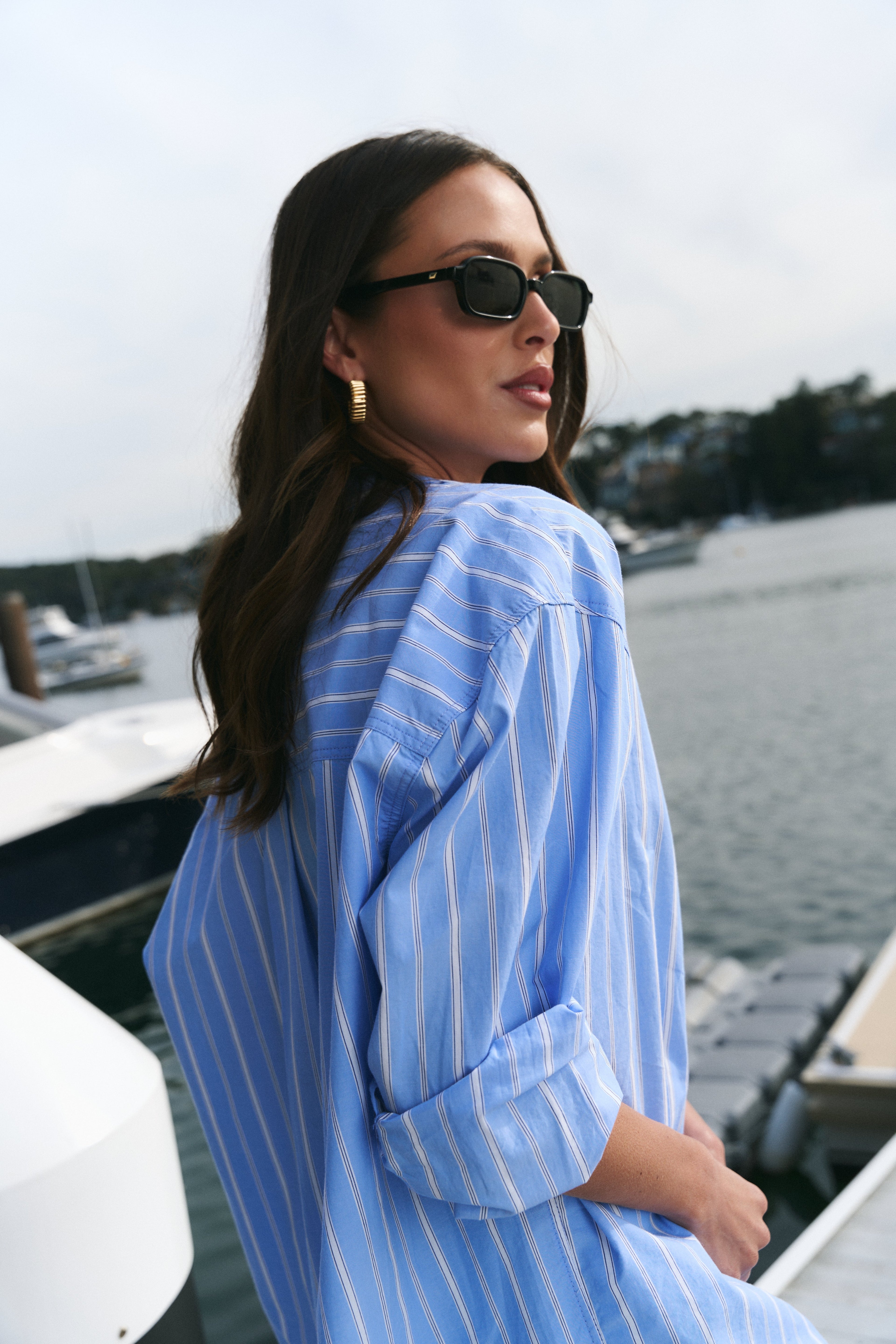 Mason | Striped Oversized Boyfriend Shirt for Women