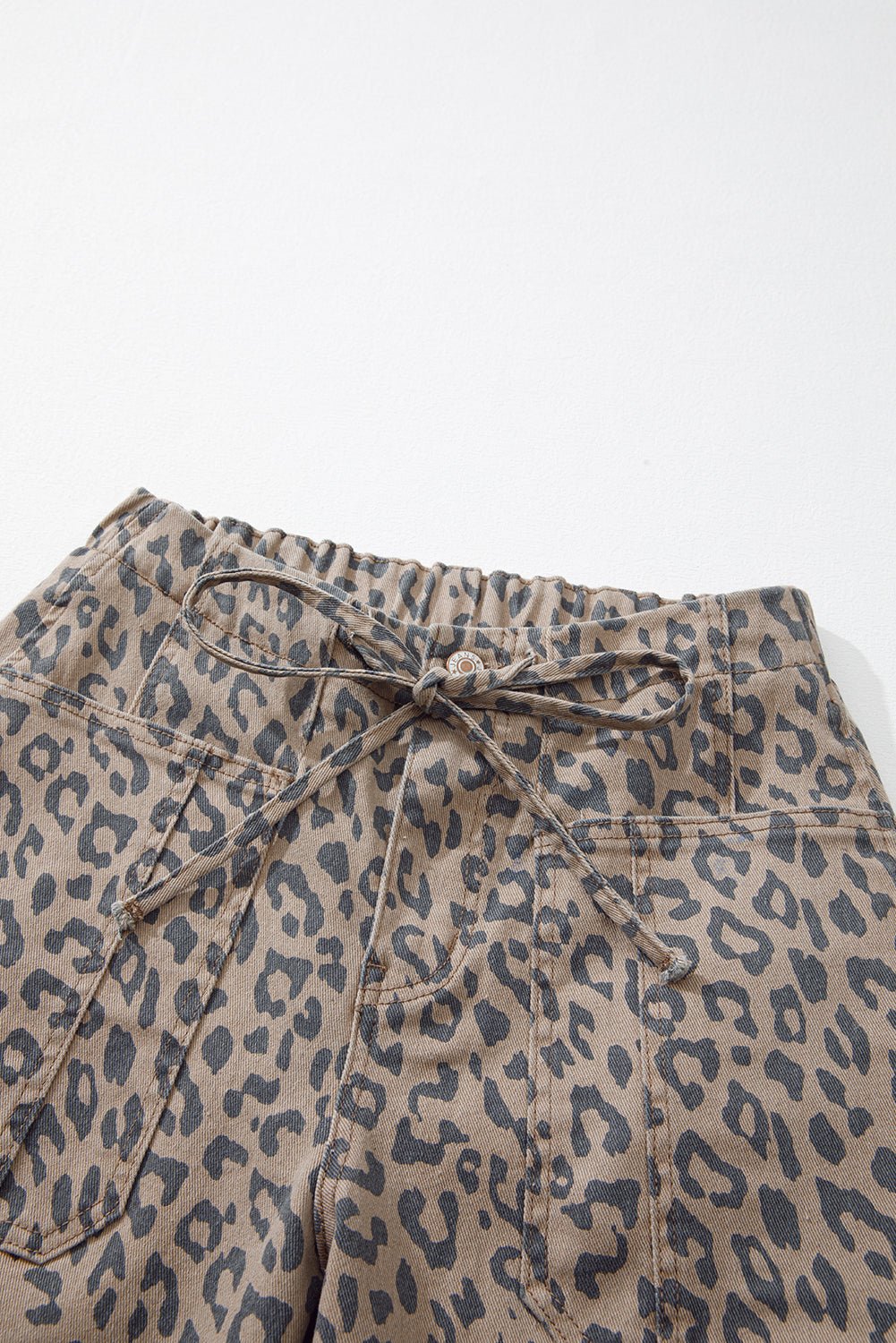 Maya | Flowy Leopard Wide Leg Trousers for Women