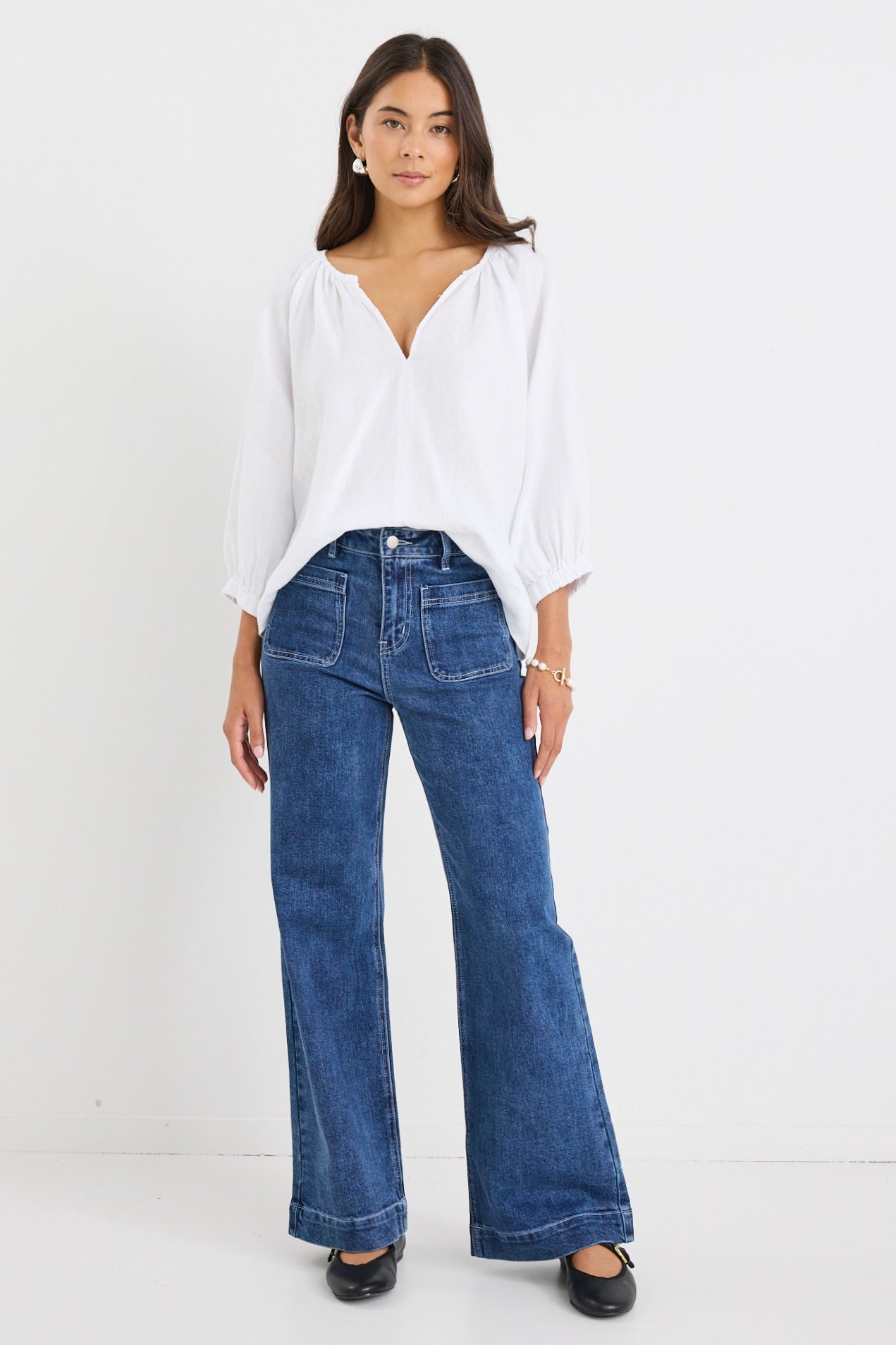 Maya | Stylish Lightweight Linen Blouse for Women