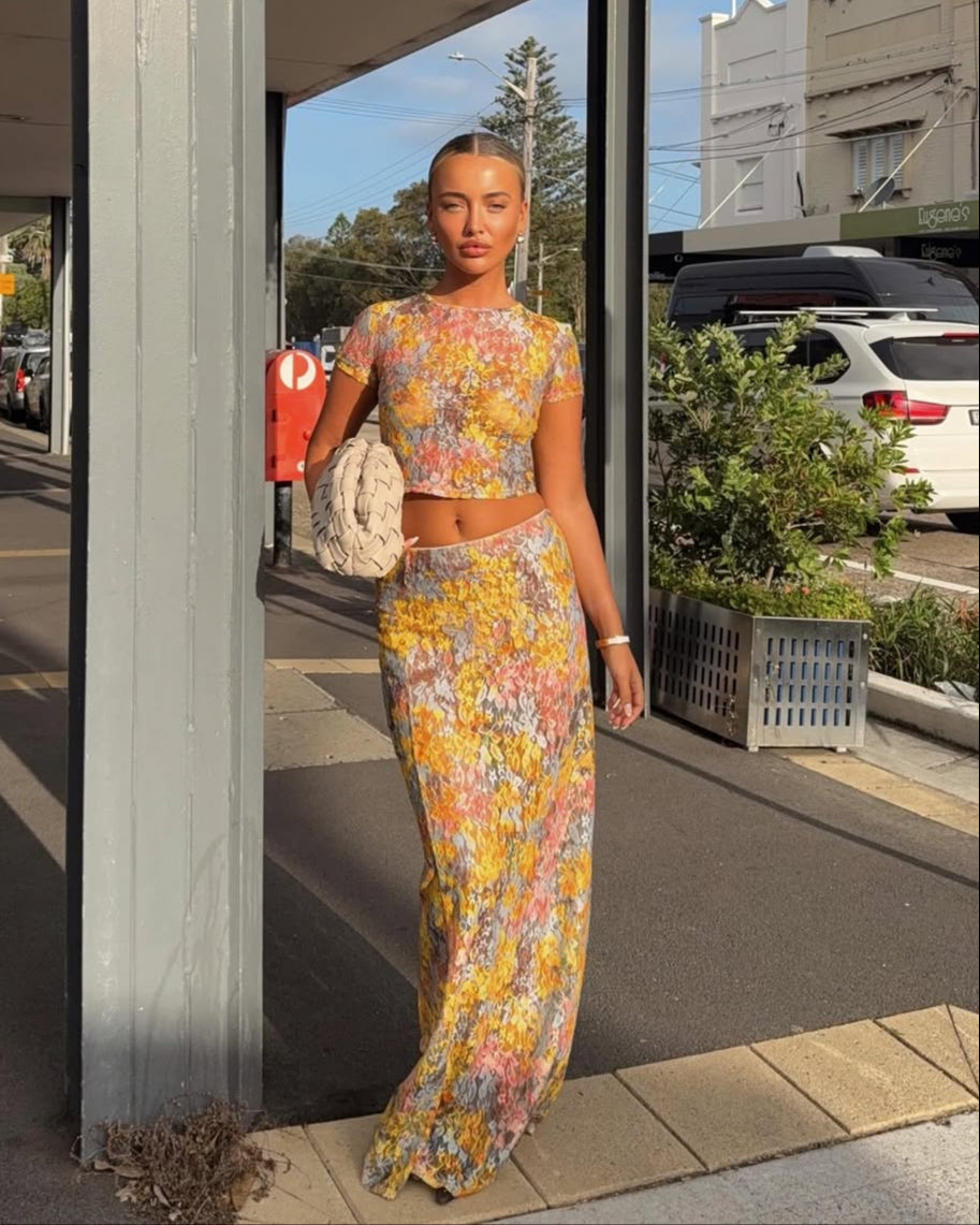 Mia | Chic Floral Maxi Dress for Women