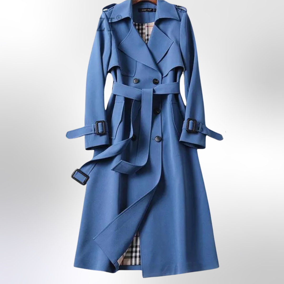 Mia | Classic Stylish Cotton Trench Coat for Women