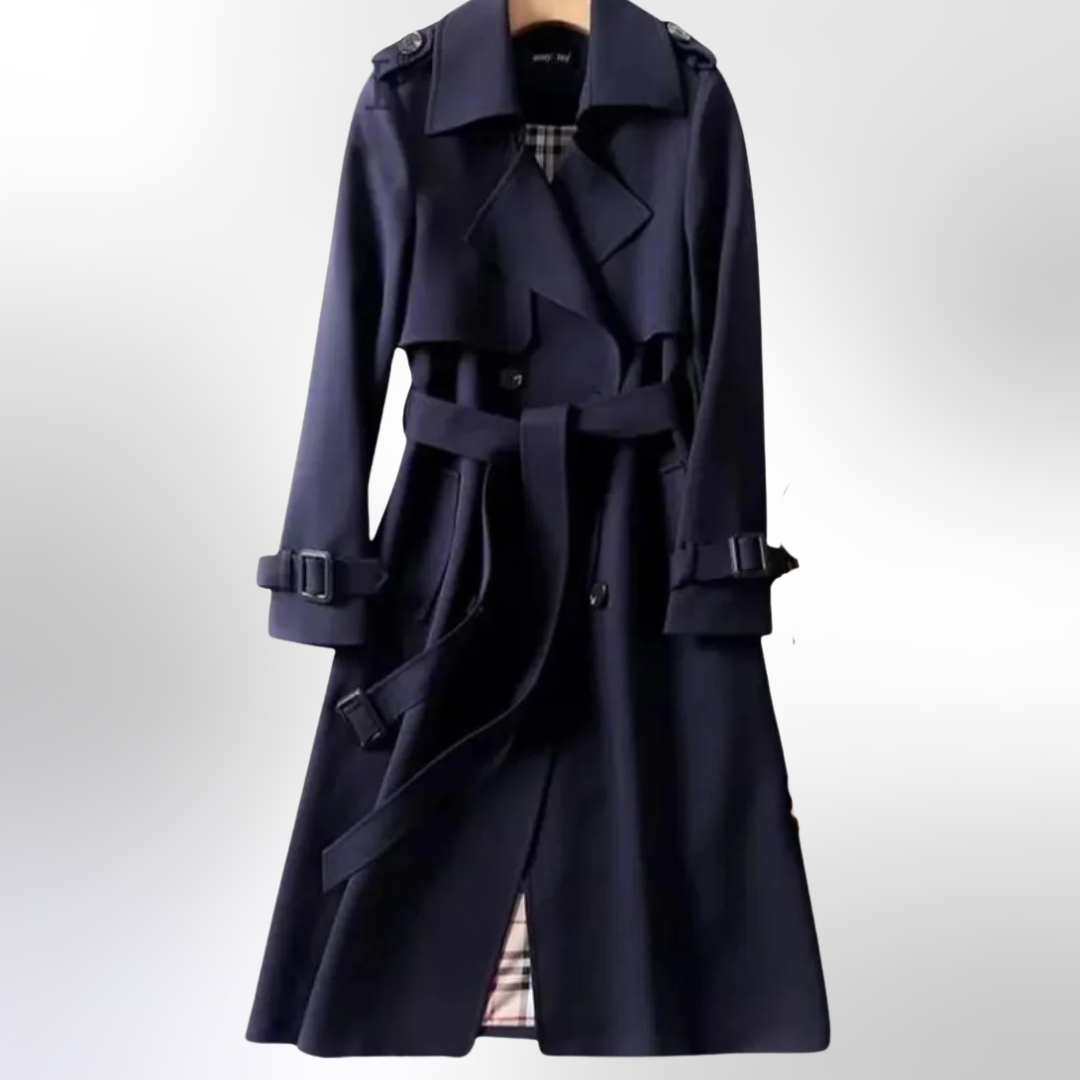 Mia | Classic Stylish Cotton Trench Coat for Women