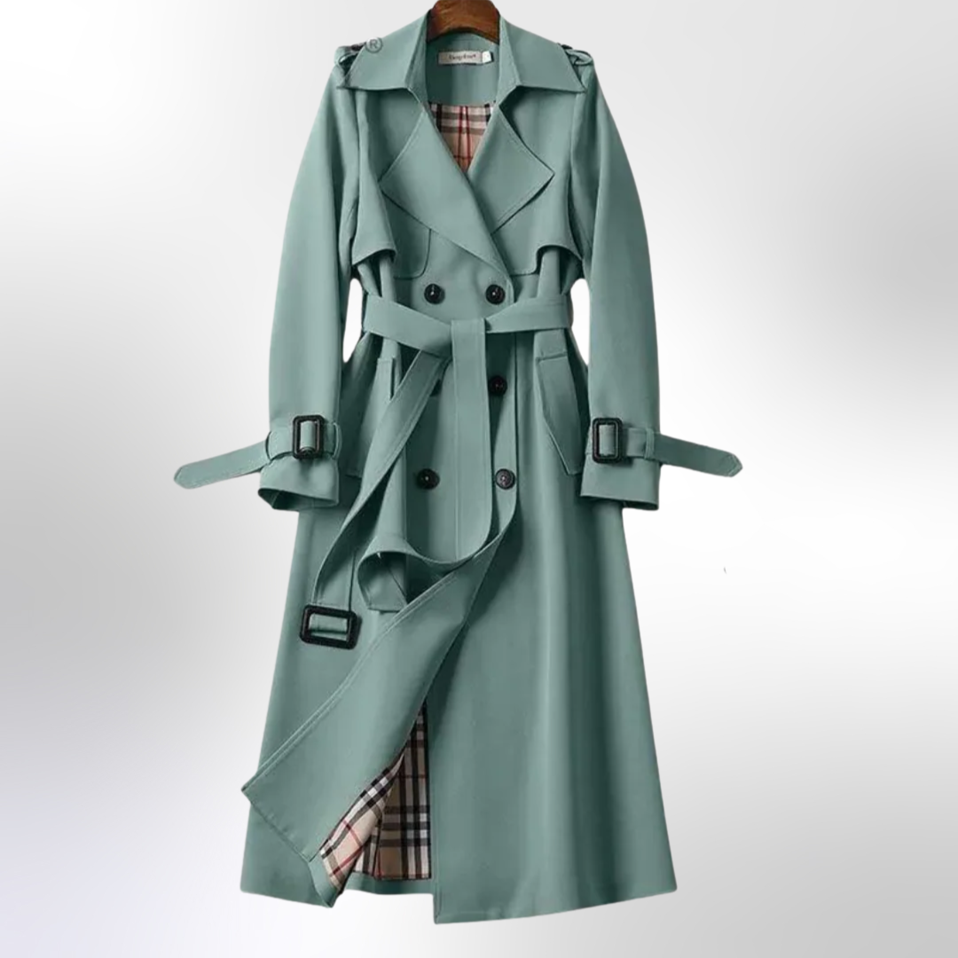 Mia | Classic Stylish Cotton Trench Coat for Women