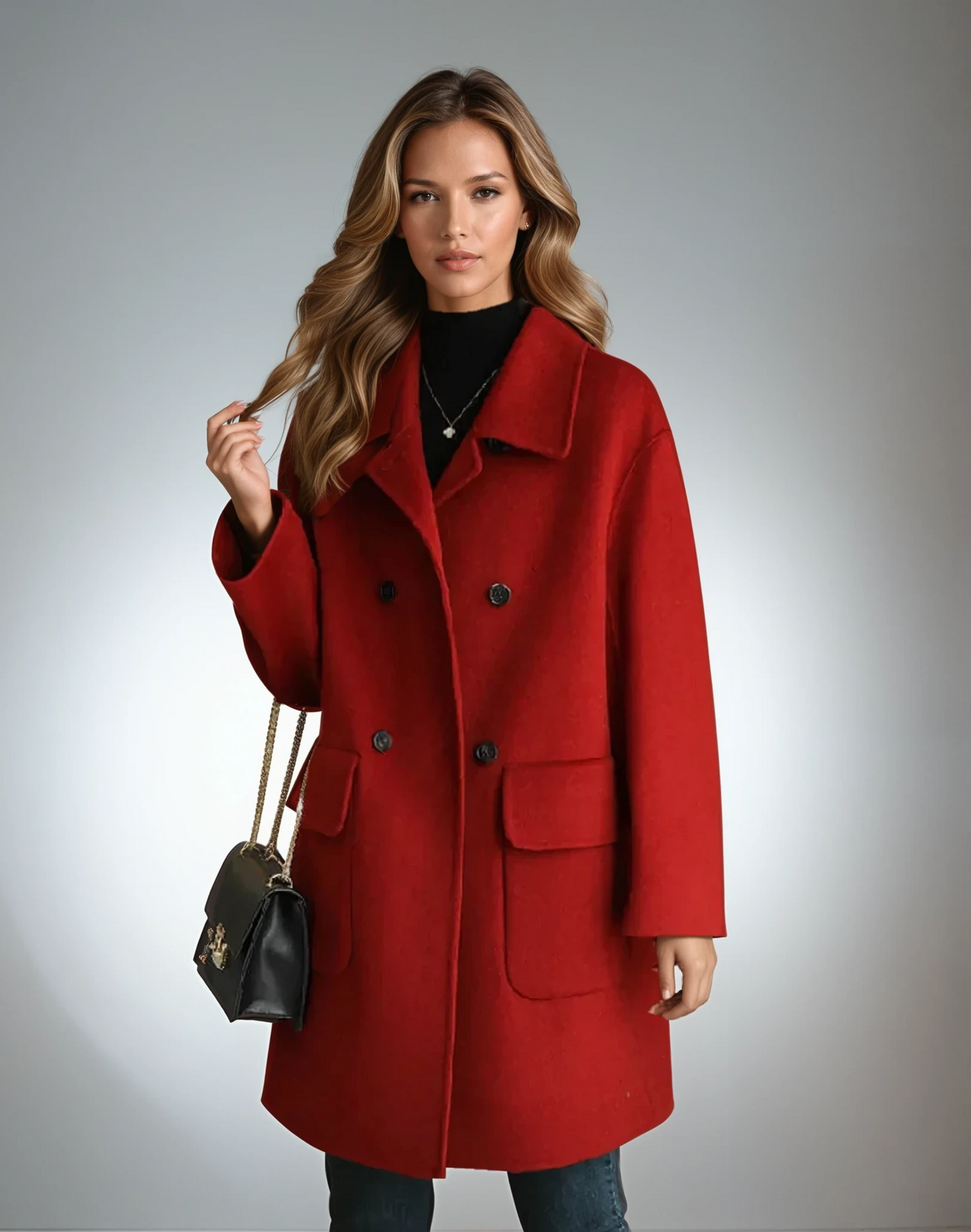 Mia | Cozy Double-Breasted Winter Coat for Women