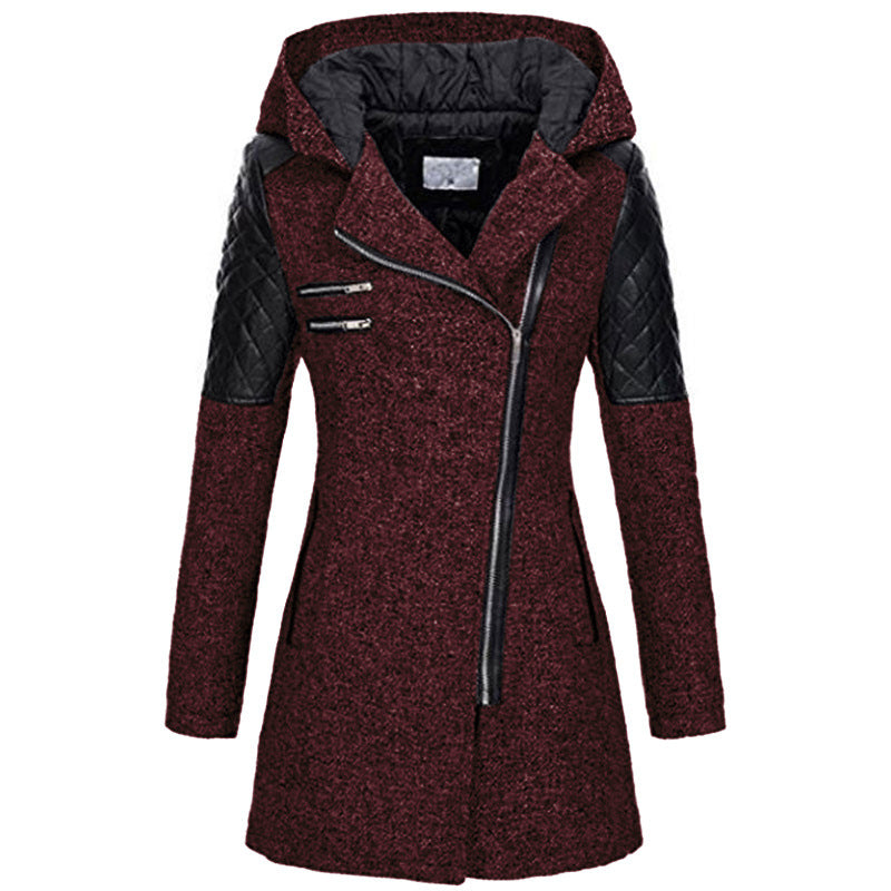 Mia | Cozy Mid-Length Black Puffer Jacket for Women