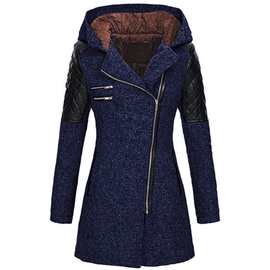 Mia | Cozy Mid-Length Black Puffer Jacket for Women