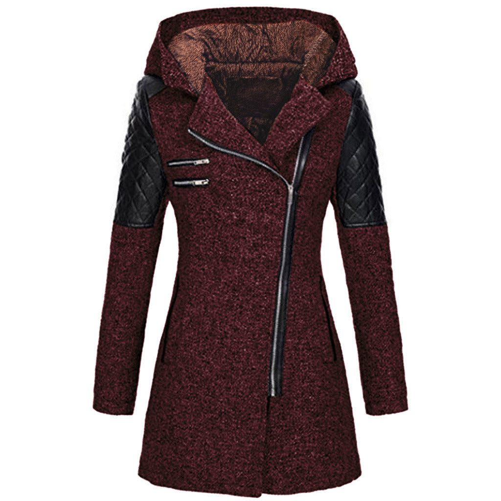 Mia | Cozy Mid-Length Black Puffer Jacket for Women