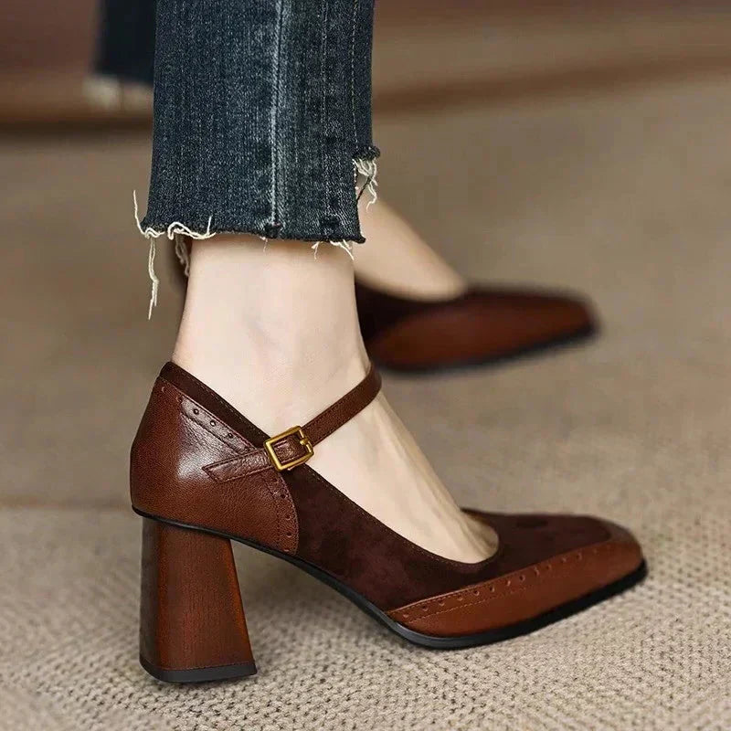 Mia | Elegant Classic Leather Pumps