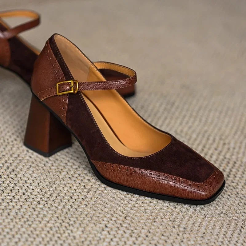 Mia | Elegant Classic Leather Pumps
