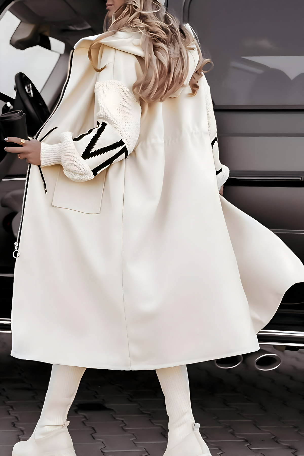 Mia | Elegant Cozy Women's Coatigan With Hood