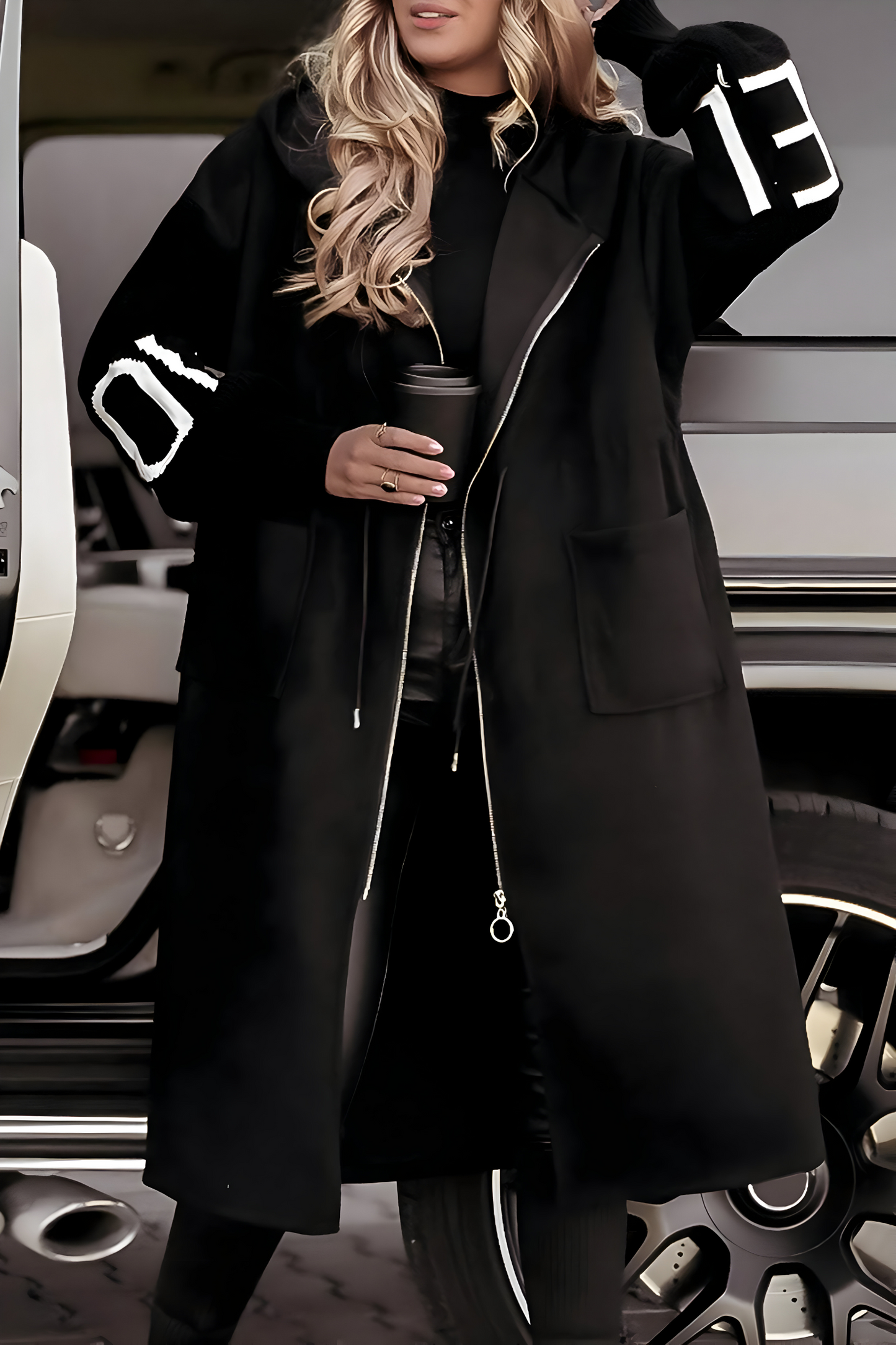Mia | Elegant Cozy Women's Coatigan With Hood