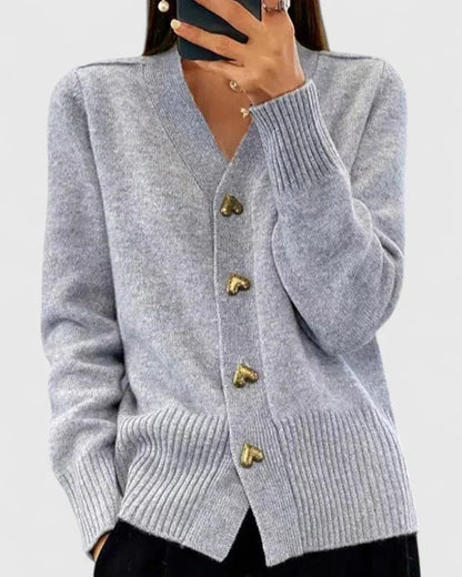Mia | Elegant Long Cardigan Sweater for Women