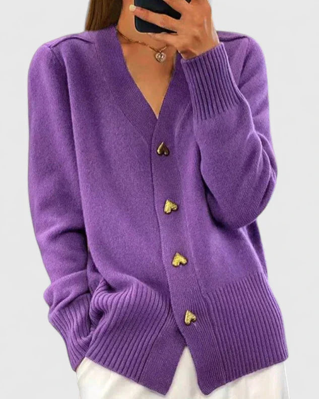 Mia | Elegant Long Cardigan Sweater for Women