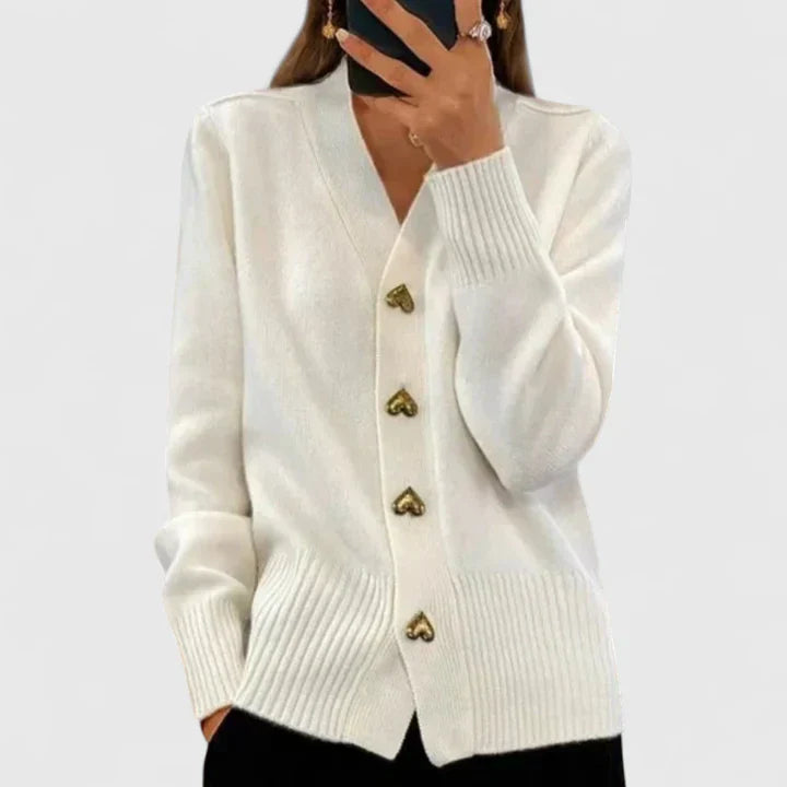 Mia | Elegant Long Cardigan Sweater for Women
