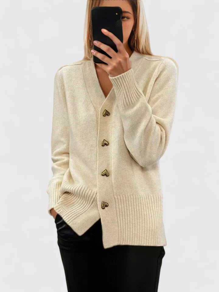 Mia | Elegant Long Cardigan Sweater for Women