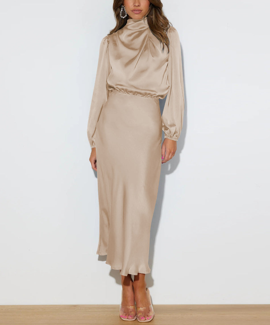 Mia | Elegant Long Sleeve Maxi Dress for Women