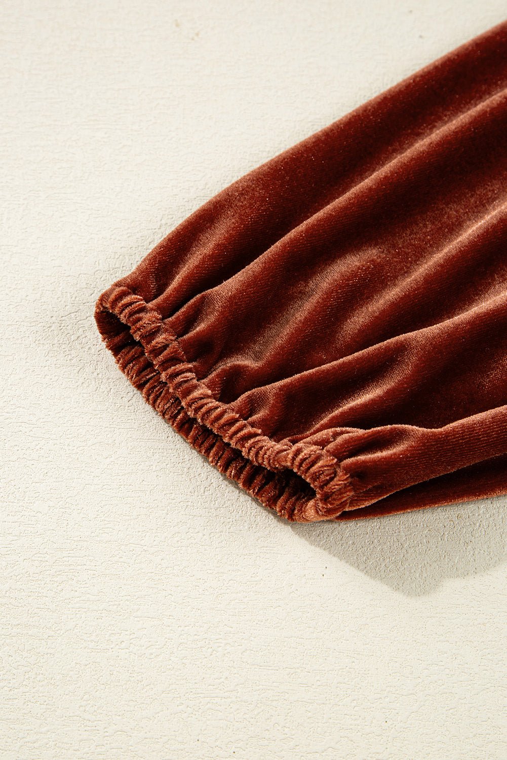 Mia | Elegant Rust Velvet Mini Dress for Women