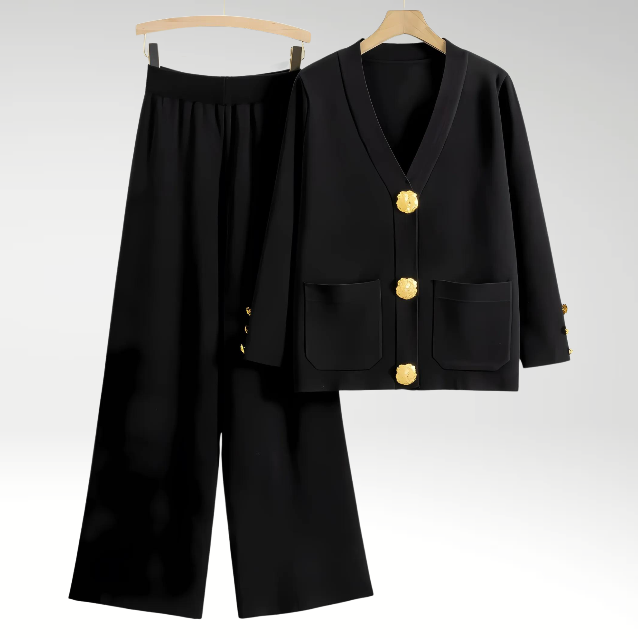 Mia | Elegant Soft Knit Womens Lounge Set with Relaxed Pants